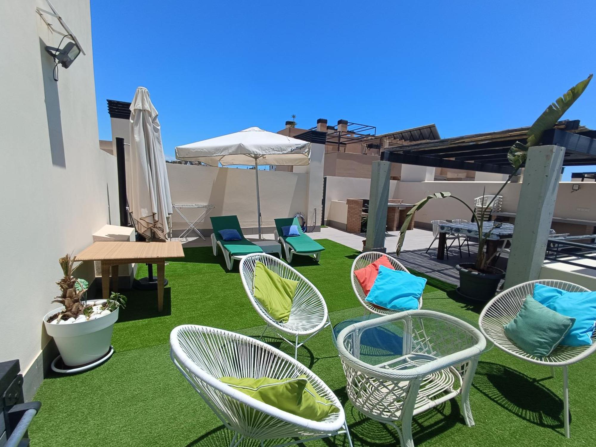 Apartamento Ático en benajarafe Exterior foto