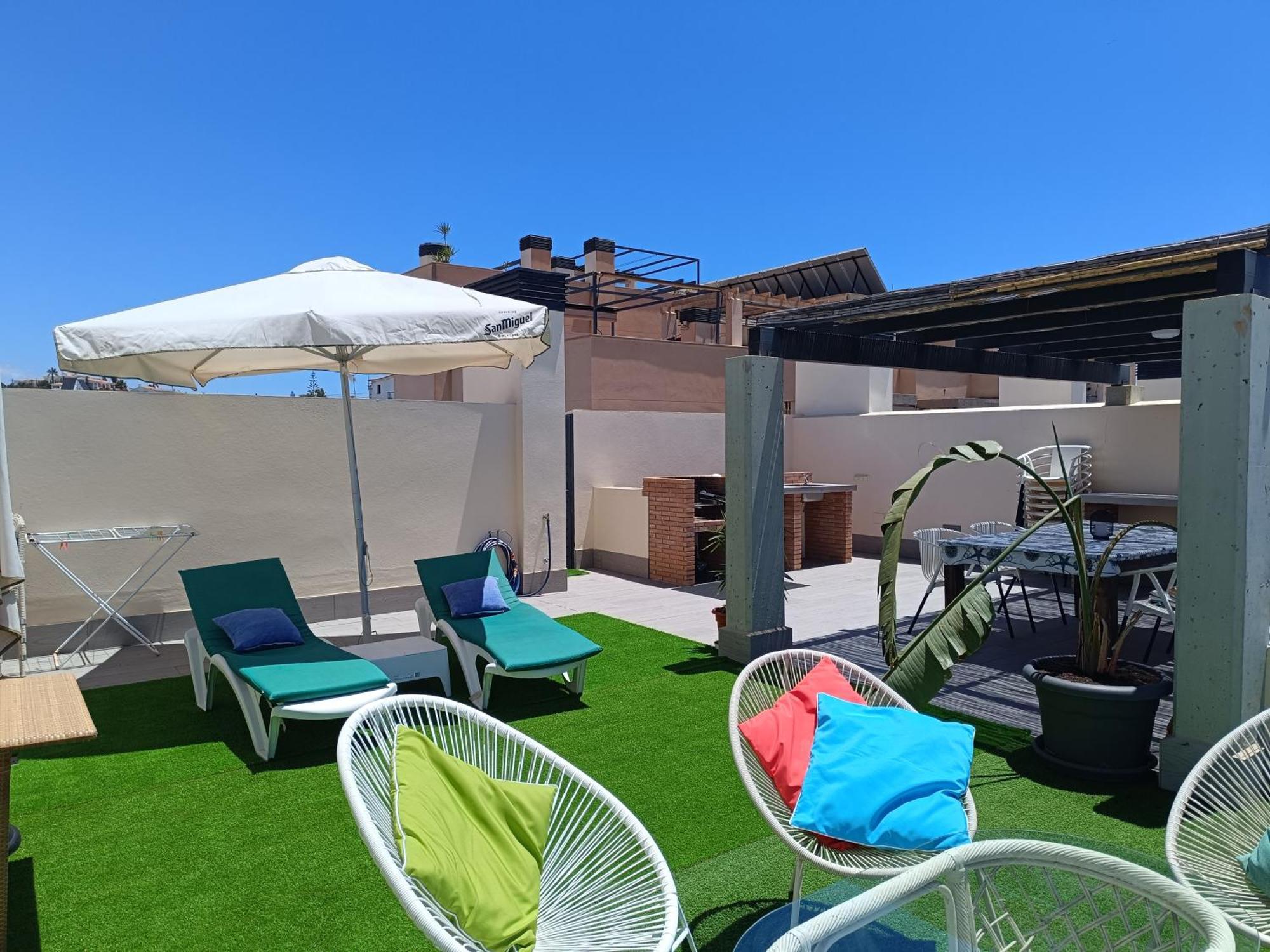 Apartamento Ático en benajarafe Exterior foto